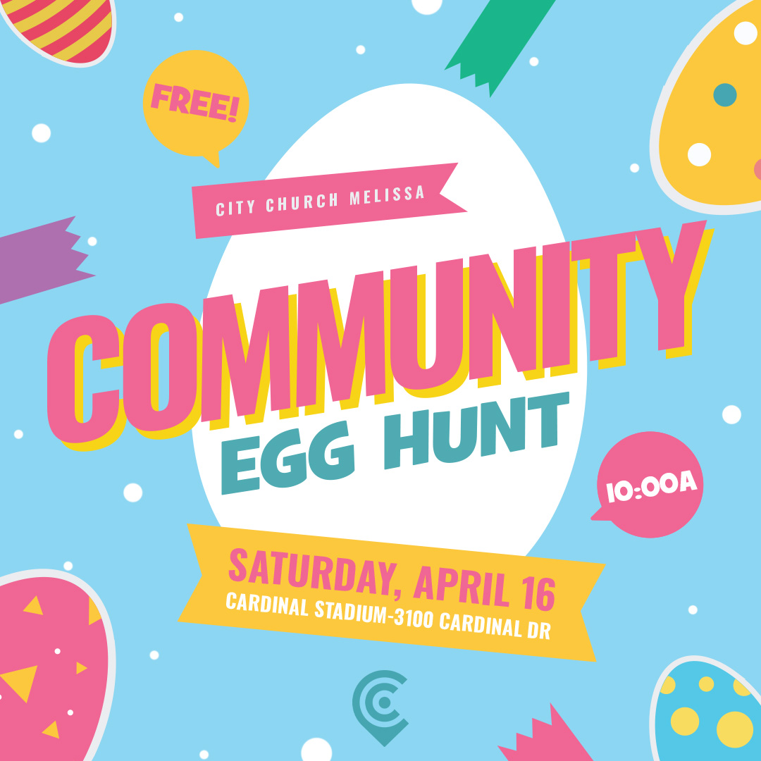 Community Egg Hunt - Social Square Title