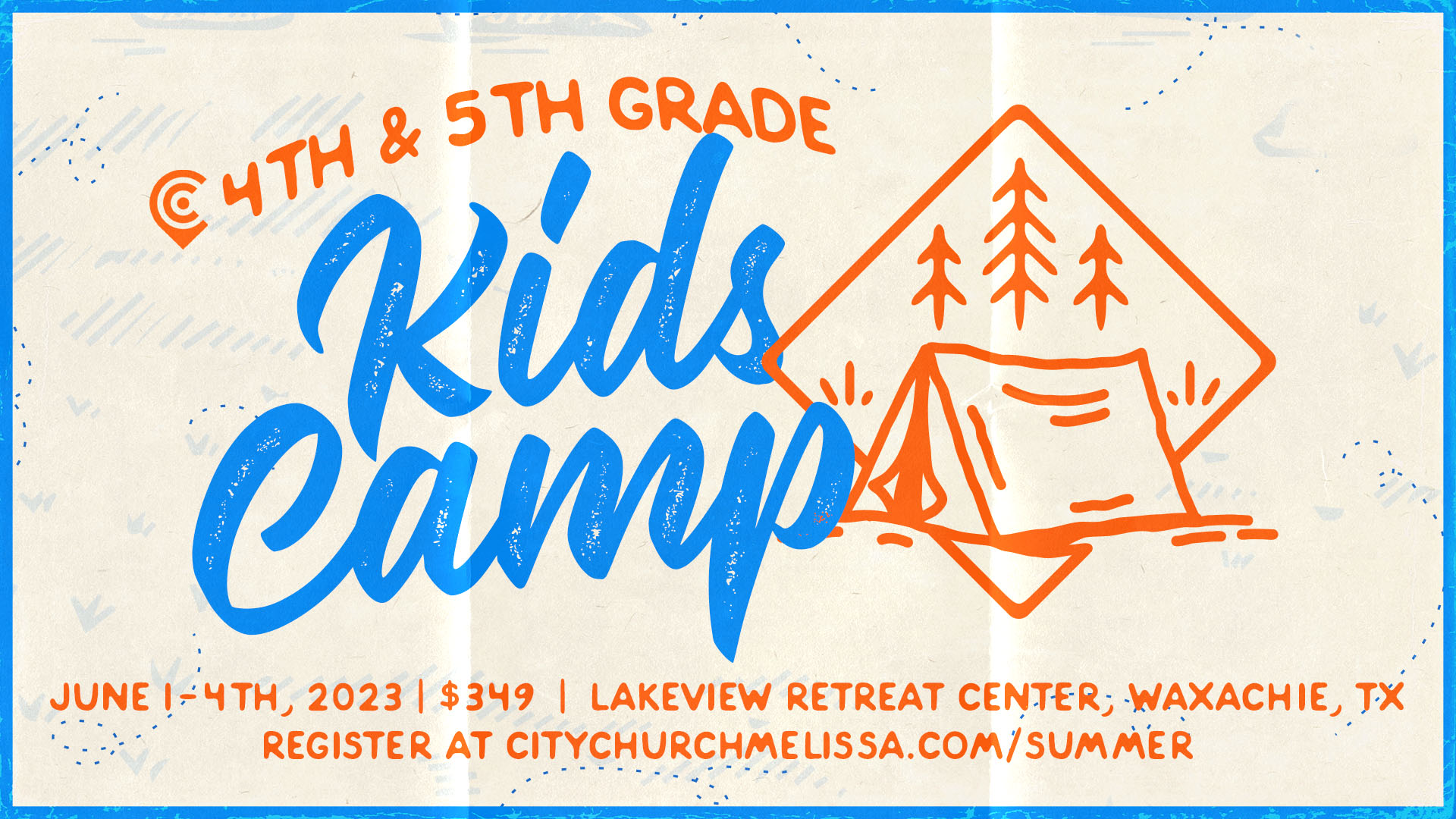 Calling all 4th and 5th Graders! This amazing camp in Waxahachie, TX is the perfect “first sleep away” camp. Great Gospel teaching, awesome activities and so much fun! <br>
Click the image to register!