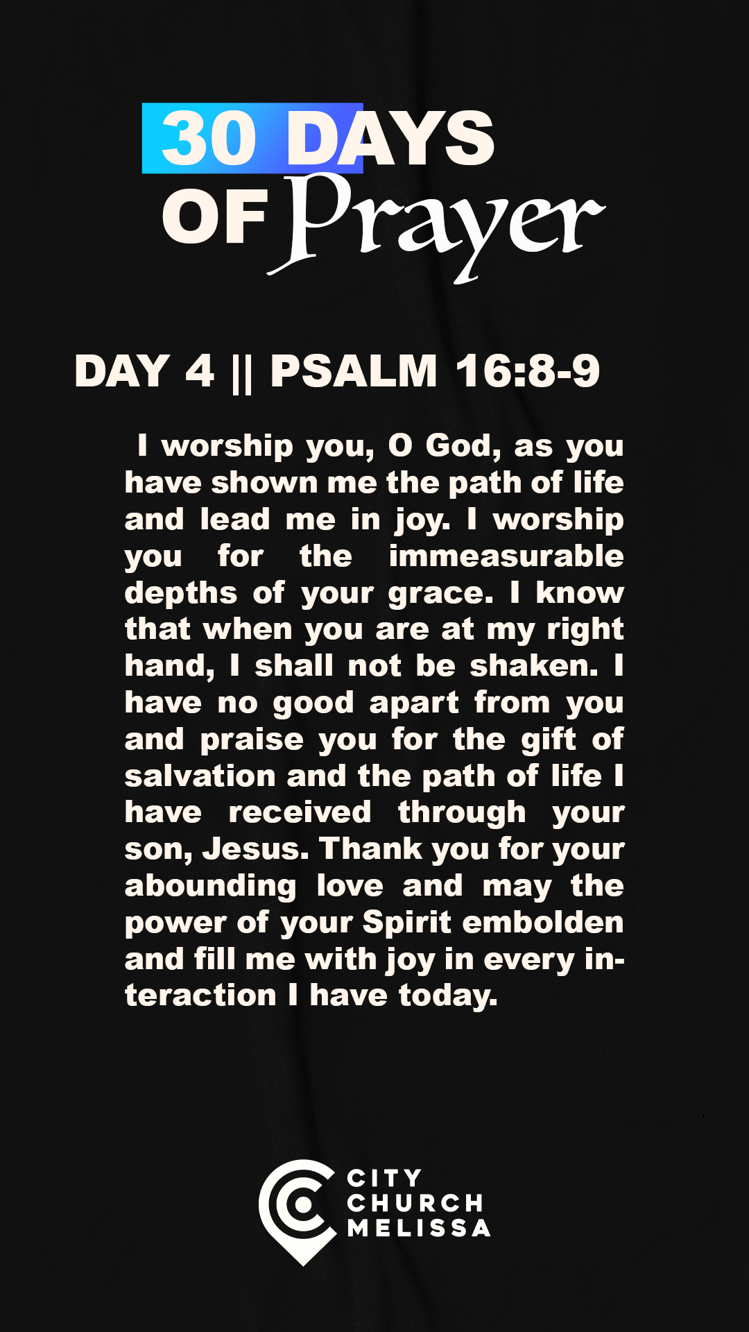 DAY 4 - PRAYER