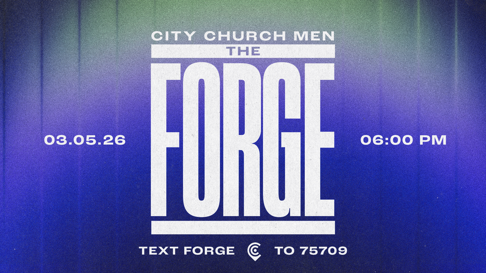 The Forge (Spring Dates) - Event Design-High Definition Title Slide (1920x1080)